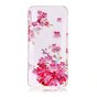 Coque Floral Transparente Color&eacute;e TPU iPhone XR - Rose