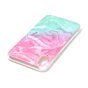 Coque TPU Marbre Transparente compatible avec iPhone XR - Bleu Rose