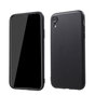 Coque TPU Flexible Mat compatible avec iPhone XR - Noir