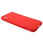 Coque Rouge Mat Lisse compatible avec iPhone XR - Rouge