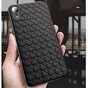 Coque en TPU tiss&eacute; compatible avec iPhone XR - Noir