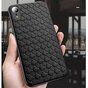 Coque iPhone XR en TPU Textur&eacute; - Noire