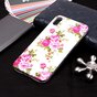 Coque iPhone XR Glow In The Dark en TPU rose - Blanc Rose