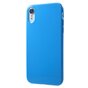 Coque Flexible en TPU la coque compatible avec iPhone XR - Bleu Brillant