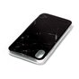 Coque TPU Marbre la coque compatible avec iPhone XR - Noir