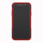 &Eacute;tui De Pneu De Voiture TPU Antichoc &eacute;tui compatible avec iPhone XR Avec Support - Rouge