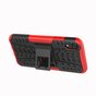 &Eacute;tui De Pneu De Voiture TPU Antichoc &eacute;tui compatible avec iPhone XR Avec Support - Rouge