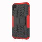 &Eacute;tui De Pneu De Voiture TPU Antichoc &eacute;tui compatible avec iPhone XR Avec Support - Rouge
