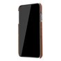 &Eacute;tui porte-cartes en cuir artificiel Duo Cardslot Wallet &eacute;tui compatible avec iPhone XS Max - Marron