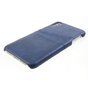 &Eacute;tui porte-cartes en cuir artificiel Duo Cardslot Wallet &eacute;tui compatible avec iPhone XS Max - Bleu