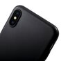 Coque en TPU souple la coque compatible avec iPhone XS Max - Noir mat
