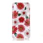 Coque iPhone XS Max Glitter Floral TPU - Rouge Blanc