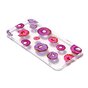 Coque en TPU Flexible Donuts compatible avec iPhone XS Max - Rose Violet