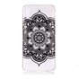 Coque Mandala TPU compatible avec iPhone XS Max Case - Noir Transparent
