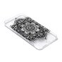 Coque Mandala TPU compatible avec iPhone XS Max Case - Noir Transparent