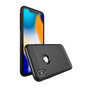 &Eacute;tui de protection bross&eacute; compatible avec iPhone XS Max Case - Noir