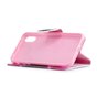 Biblioth&egrave;que Portefeuille Flower Case Portefeuille compatible avec iPhone XR - Blanc Rose