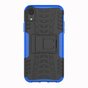 Coque hybride standard antichoc compatible avec iPhone XS Max - Bleu