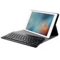 &Eacute;tui pour clavier QWERTY en cuir, housse Bluetooth compatible avec iPad 2017 2018 Pro 9.7 Air 2