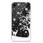 Housse de neige flexible de No&euml;l, &eacute;tui d&#039;hiver de No&euml;l compatible avec iPhone XR - Transparent