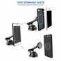 Support voiture magn&eacute;tique puissant universel voiture standard compatible avec iPhone Android - Noir