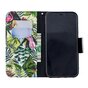 Couverture Booklet case jungle feuilles design compatible avec iPhone XR - Feuilles