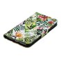 Couverture Booklet case jungle feuilles design compatible avec iPhone XS Max - Feuilles