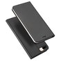 Dux Ducis Cover Booklet Case avec rabat en cuir compatible avec iPhone 7 Plus 8 Plus - Noir