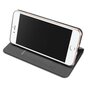 Dux Ducis Cover Booklet Case avec rabat en cuir compatible avec iPhone 7 Plus 8 Plus - Noir