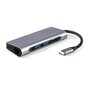 Hub PD USB-C multifonctionnel avec lecteur de carte SD TF HDMI 4K 2x adaptateur USB 3.0 RJ45 Gigabit Ethernet compatible avec MacBook