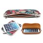 &Eacute;tui pour tablette &agrave; pochette en toile feuilles color&eacute;es compatible avec iPad mini - Noir