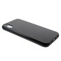Coque en TPU souple et brillante compatible avec iPhone XR - Coque noire