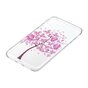 Coque iPhone XR TPU Arbre Floral Rose - Coque Transparente