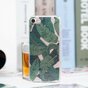 Coque TPU Poudre Paillet&eacute;e compatible avec iPhone 7 8 SE 2020 SE 2022 - Feuilles Vertes