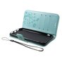 Vlinder Wallet &Eacute;tui en simili cuir compatible avec iPhone XR TPU Case - Cyan