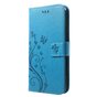 &Eacute;tui TPU en simili cuir portefeuille papillon compatible avec iPhone XR - &Eacute;tui bleu