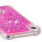 &Eacute;tui de protection en poudre scintillante TPU compatible avec iPhone XR - &Eacute;tui rose