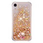 TPU de protection en poudre de paillettes mobiles &eacute;tui compatible avec iPhone XR - &Eacute;tui dor&eacute;