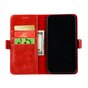 &Eacute;tui portefeuille en similicuir TPU compatible avec iPhone XR - Rouge