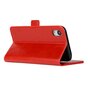 &Eacute;tui portefeuille en similicuir TPU compatible avec iPhone XR - Rouge