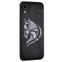 Coque TPU NXE Snake Scales Horse pour iPhone XR - Coque Noire