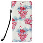 Portefeuille Flamingo compatible avec &eacute;tui TPU en similicuir iPhone XR - Fleurs