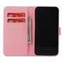 &Eacute;tui portefeuille en similicuir pour iPhone XR Flamingo Wallet - Fleurs