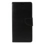 &Eacute;tui portefeuille en simili cuir Mercury Goospery compatible avec iPhone XS Max - Noir