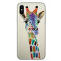 Coque en TPU pour iPhone X XS - Girafe