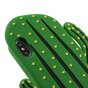 Coque en silicone Cactus la coque compatible avec iPhone XS Max - Coque verte