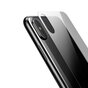 Protection arri&egrave;re en verre tremp&eacute; BASEUS en verre tremp&eacute; compatible avec iPhone X XS