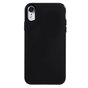 Coque en TPU souple et brillante compatible avec iPhone XR - Coque noire