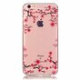 Coque en TPU Transparent Blossom compatible avec iPhone 6 6s - Rose
