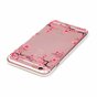 Coque en TPU Transparent Blossom compatible avec iPhone 6 6s - Rose